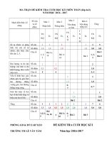 đề thi toán lớp 4 năm 2016