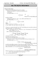 Đề cương ôn tập giải tích môn Toán lớp 12 học kì 2 