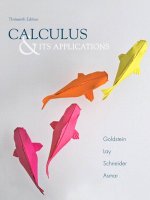 Calculus and its applications 13th goldstein