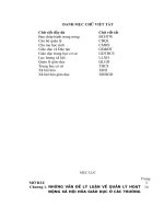 LUẬN án TIẾN sĩ   QUẢN lý HOẠT ĐỘNG xã hội hóa GIÁO dục ở các TRƯỜNG TRUNG học cơ sở HUYỆN THANH TRÌ, THÀNH PHỐ hà nội HIỆN NAY