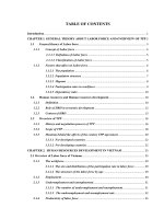 Vietnam’s labor force under TPP challenges and recommendations for human resources development in vietnam 