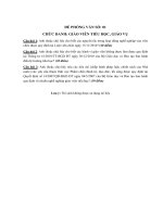 60 đề phỏng vấn thi tuyển viên chức giáo dục: Giáo viên Tiểu học và Giáo vụ