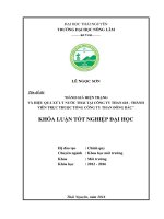 Đánh giá hiện trạng và hiệu quả xử lý nước thải tại công ty 618   thành viên trực thuộc tổng công ty than đông bắc 
