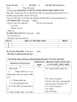 GIÁO ÁN HỆ THỐNG ĐIỆN TRÊN Ô TÔ