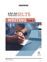 ĐÁP ÁN THAM KHẢO IELTS WRITING TASK 2