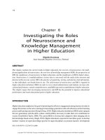 Investigating the roles of neuroscience and knowledge management in higher education 