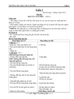 GIÁO ÁN LỚP 2 TUẦN 3 MÔN TOÁN VÀ TIẾNG VIỆT