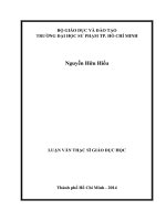 Lí luận và phương pháp dạy học Vật lí
