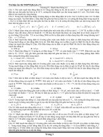 trắc nghiệm ôn thi tốt nghiệp môn Lý có sử dụng máy tính