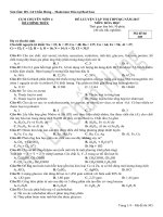 Đề thi thử cụm 4 TPHCM