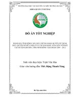 tóm tắt ĐÁNH GIÁ TÌNH HÌNH CẤP GIẤY CHỨNG NHẬN QUYỀN SỬ DỤNG  ĐẤT, QUYỀN SỞ HỮU NHÀ Ở VÀ TÀI SẢN KHÁC GẮN LIỀN VỚI ĐẤT  TẠI HUYỆN KIM SƠN, TỈNH NINH BÌNH GIAI ĐOẠN 2007 – 2012