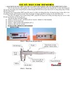 THỰC HÀNH THÍ NGHIỆM ĐÃ RA LẠI TRONG ĐỀ MINH HỌA LẦN 3 CỦA BỘ GIÁO DỤC ĐÀO TẠ