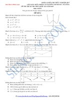 đề rèn luyện số 2 môn toán