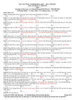 bài tập trắc nghiệm hóa học có đáp án