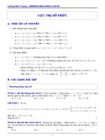 Hướng dẫn giải bài toán cực trị số phức   lương đức trọng 