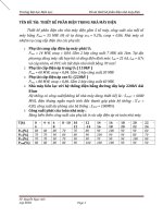 Thiết kế phần điện cho nhà máy điện gồm 5 tổ máy, công suất của mỗi tổ máy bằng pđmf = 55 MW 