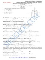 đề rèn luyện số 3 môn toán