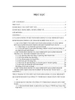 Tổ chức kế toán bán hàng và xác định kết quả kinh doanh ở công ty TNHH may grace sun việt nam 