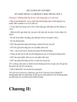 ĐỀ CƯƠNG ÔN TẬP MÔN KÝ SINH TRÙNG VÀ BỆNH KÝ SINH TRÙNG THÚ Y