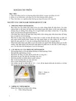 Bài giảng kỹ năng khám chi trên