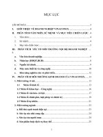 Bài tập nhóm môn quản trị chiến lược nghiên cứu doanh nghiệp vinaconex 