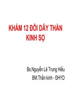 Khám 12 đôi dây thần kinh sọ