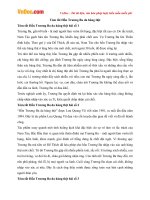 Tóm tắt Hồn Trương Ba da hàng thịt của Lưu Quang Vũ 