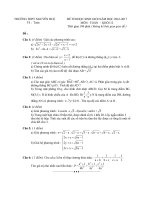 Đề thi học sinh giỏi môn Toán lớp 12 trường THPT Nguyễn Huệ, Phú Yên năm học 2016  2017 