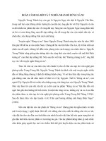 Hoàn cảnh ra đời và ý nghĩa nhan đề tác phẩm Rừng xà nu của Nguyễn Trung Thành 