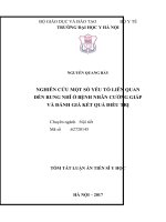 Nghiên cứu một số yếu tố liên quan đến rung nhĩ ở bệnh nhân cường giáp và đánh giá kết quả điều trị (tt)