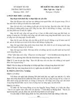 Đề thi học kì 2 môn Ngữ văn lớp 12 trường THPT Đa Phúc, Hà Nội năm học 2016  2017 