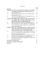 LUẬN văn THẠC sĩ QUẢN lý GIÁO dục   QUẢN lý đội NGŨ GIÁO VIÊN CHỦ NHIỆM lớp ở TRƯỜNG TRUNG học cơ sở QUẬN HAI bà TRƯNG, THÀNH PHỐ hà nội