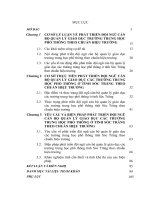 LUẬN văn THẠC sĩ QUẢN lý GIÁO dục   PHÁT TRIỂN đội NGŨ cán bộ QUẢN lý GIÁO dục các TRƯỜNG TRUNG học PHỔ THÔNG ở TỈNH sóc TRĂNG THEO CHUẨN HIỆU TRƯỞNG