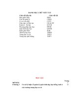 LUẬN văn THẠC sĩ QUẢN lý GIÁO dục   QUẢN lý QUÁ TRÌNH dạy học TIẾNG ANH ở các TRƯỜNG TRUNG học cơ sở HUYỆN mỹ XUYÊN, TỈNH sóc TRĂNG