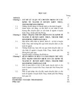 LUẬN văn THẠC sĩ   CHUYỂN DỊCH cơ cấu KINH tế NGÀNH ở HUYỆN KIẾN THỤY, THÀNH PHỐ hải PHÒNG