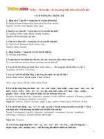 Hướng dẫn cách đánh dấu trọng âm 