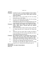 LUẬN văn THẠC sĩ KINH tế CHÍNH TRỊ   HUY ĐỘNG vốn CHO xây DỰNG NÔNG THÔN mới ở THÀNH PHỐ hải PHÒNG HIỆN NAY