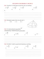 BÀI tập rèn LUYỆN HÌNH học 12 c1,2