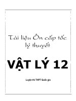 Tai lieu luyen thi dai hoc cap toc vat ly 12