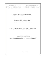 Luận án tiến sĩ toán học Data Assimilation in Heat Conduction