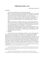 BÀI GIẢNG VIÊM RUỘT THỪA CẤP