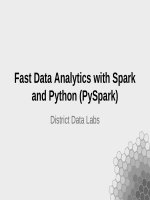 Fast data analytics with spark 