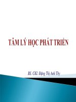 bài giảng Tâm lý học lứa tuổi