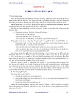 Phương pháp tính toán ngắn mạch (có bài tập)