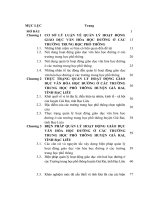 LUẬN văn THẠC sĩ QUẢN lý GIÁO dục   QUẢN lý HOẠT ĐỘNG GIÁO dục văn hóa học ĐƯỜNG ở các TRƯỜNG TRUNG học PHỔ THÔNG HUYỆN GIÁ RAI, TỈNH bạc LIÊU