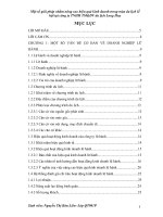 Đề tài một số giải pháp nhằm nâng cao hiệu quả kinh doanh trong mùa du lịch lễ hội tại công ty TNHH thương mại và dịch vụ du lịch long huy