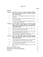 LUẬN văn THẠC sĩ QUẢN lý GIÁO dục   QUẢN lý HOẠT ĐỘNG học tập của học SINH các TRƯỜNG TRUNG học PHỔ THÔNG ở THỊ xã VĨNH CHÂU, TỈNH sóc TRĂNG