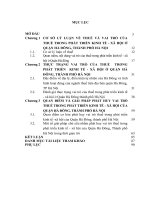 LUẬN văn THẠC sĩ KINH tế CHÍNH TRỊ   VAI TRÒ của THUẾ TRONG PHÁT TRIỂN KINH tế xã hội ở QUẬN hà ĐÔNG, THÀNH PHỐ hà nội