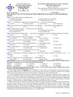 Anh mã đề 122 thi thử THPTQG lần 2 năm 2017 