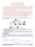 bài tập sinh học 12  ôn tốt nghiệp 2017